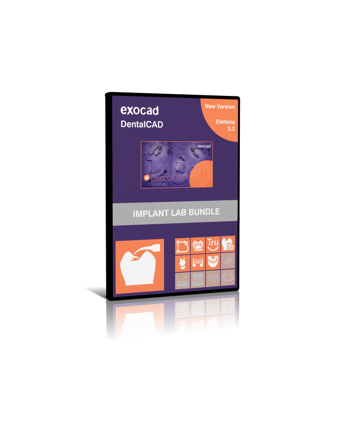 exocad DentalCAD licencia PERPETUAL - implant lab bundle